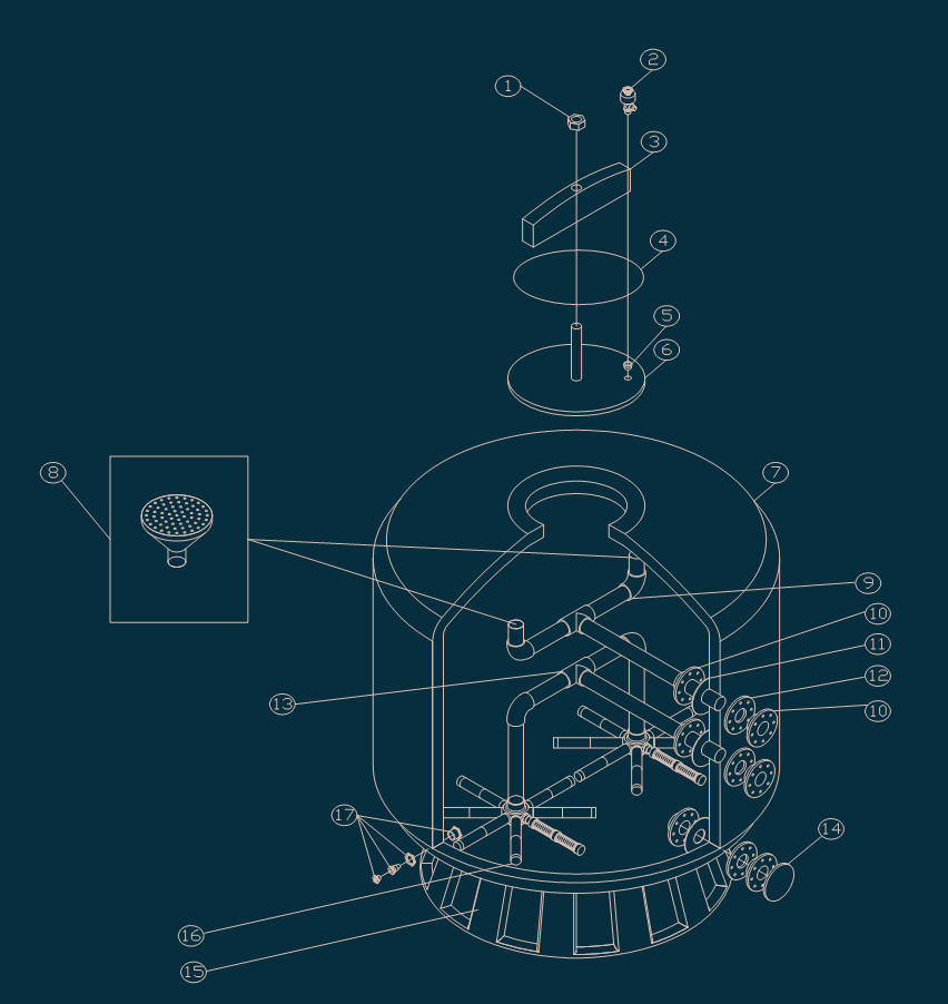 Parts for filter codes:040312-040325